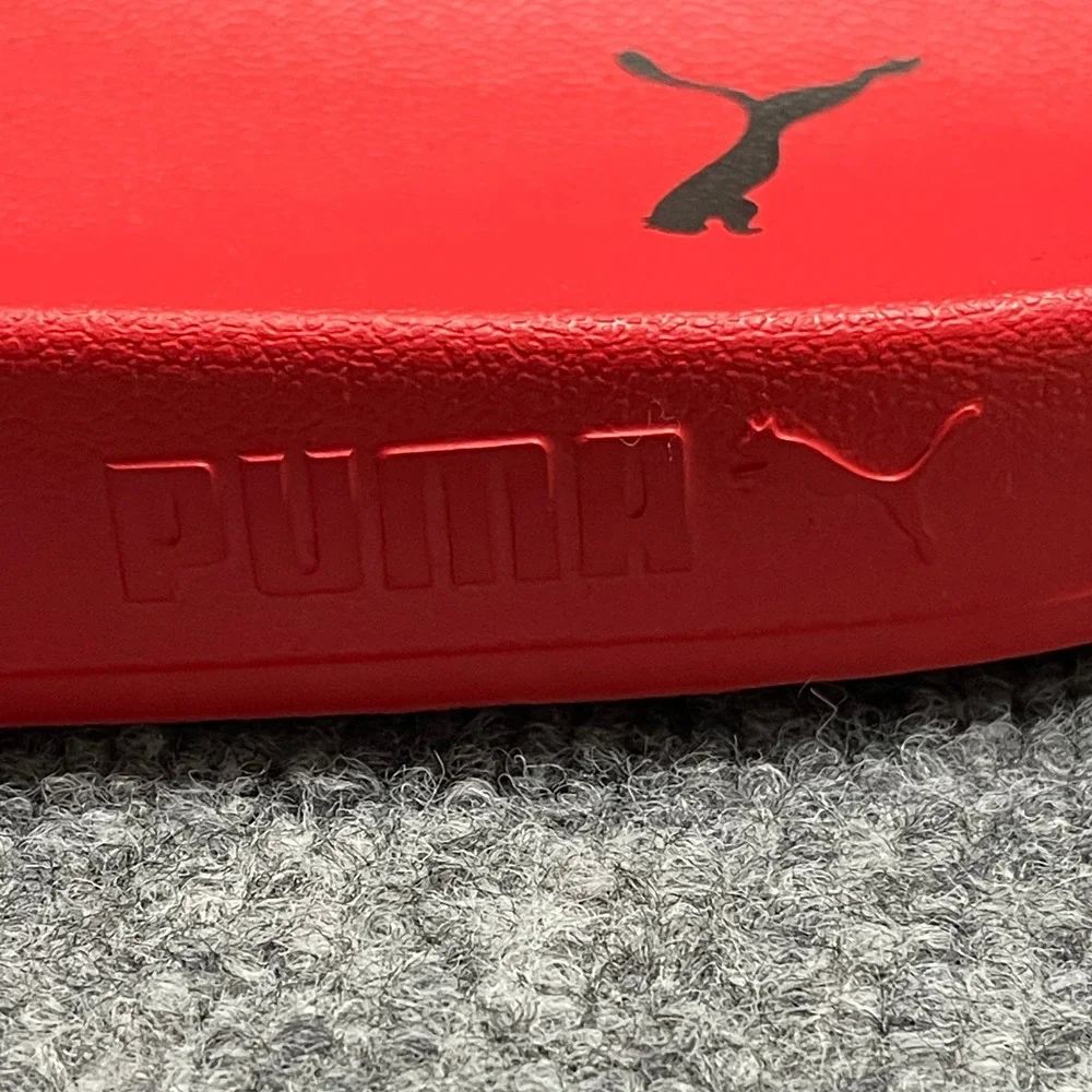 Puma Formula 1 F1 Slides Mens Size 11 Red Leadcat 2.0 Racing Sandals Flip Flops